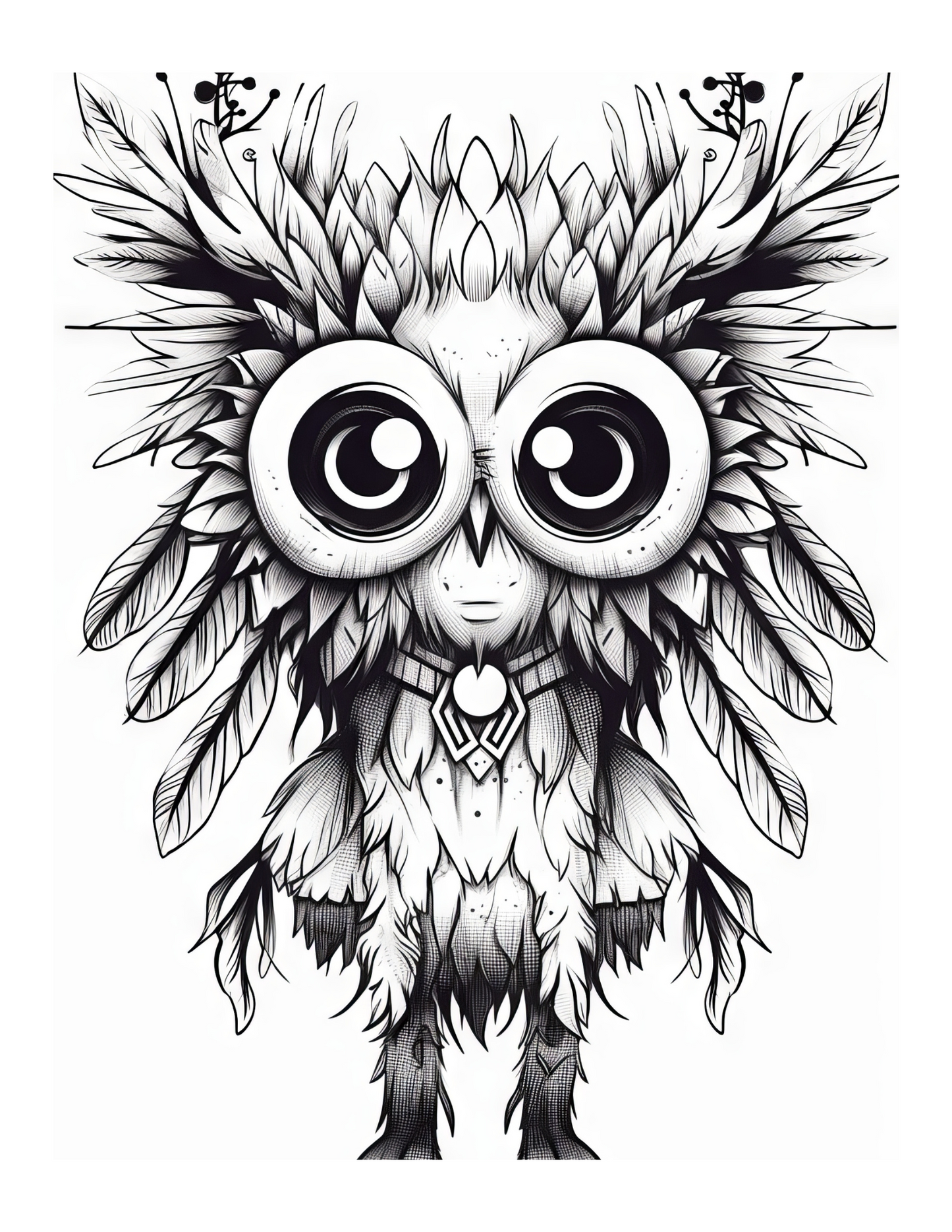 Creepy Cute Animals - Instantly Downloadable Digital Adult Colouring Book