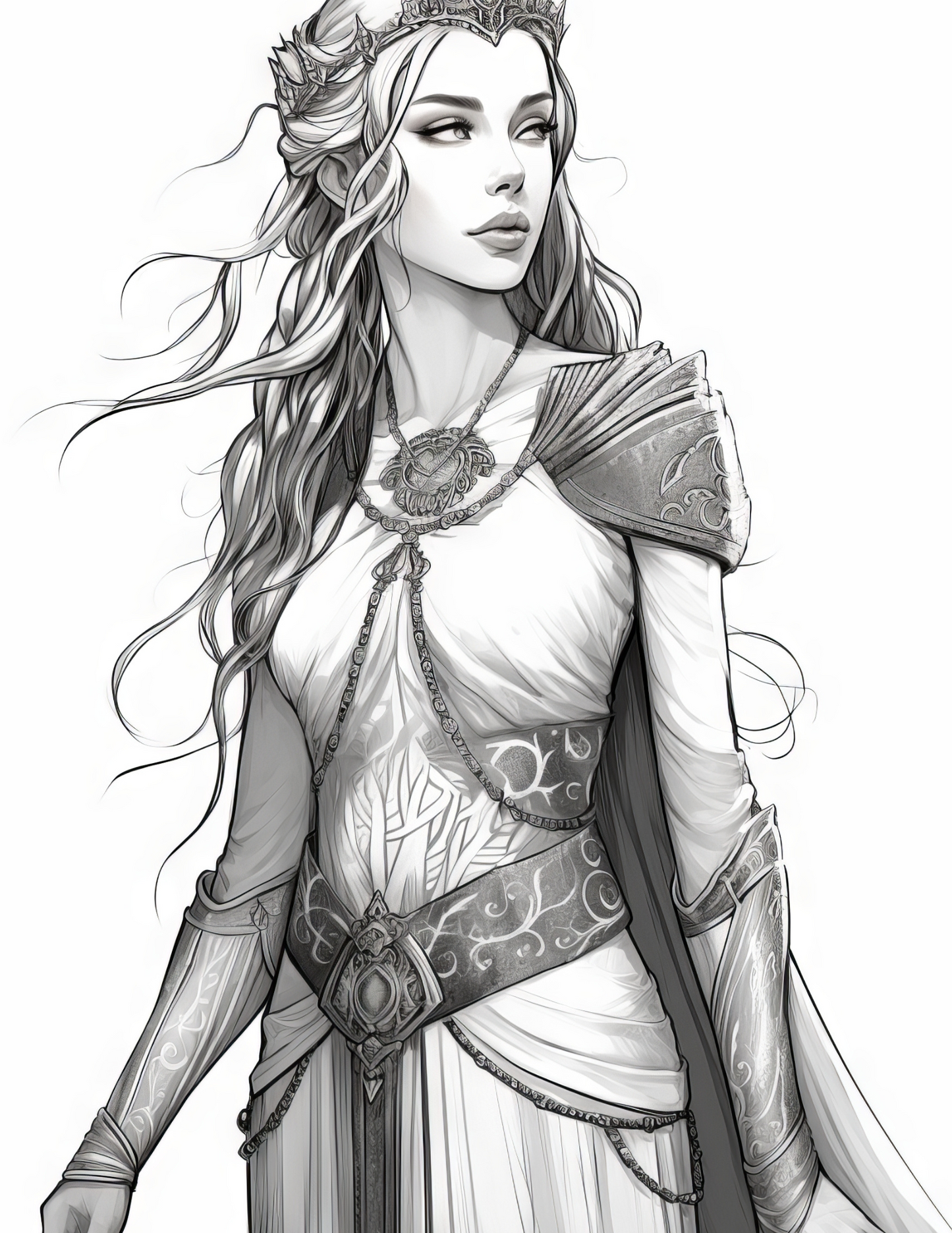 Fantasy Fairies - Instantly Downloadable Digital Adult Colouring Book