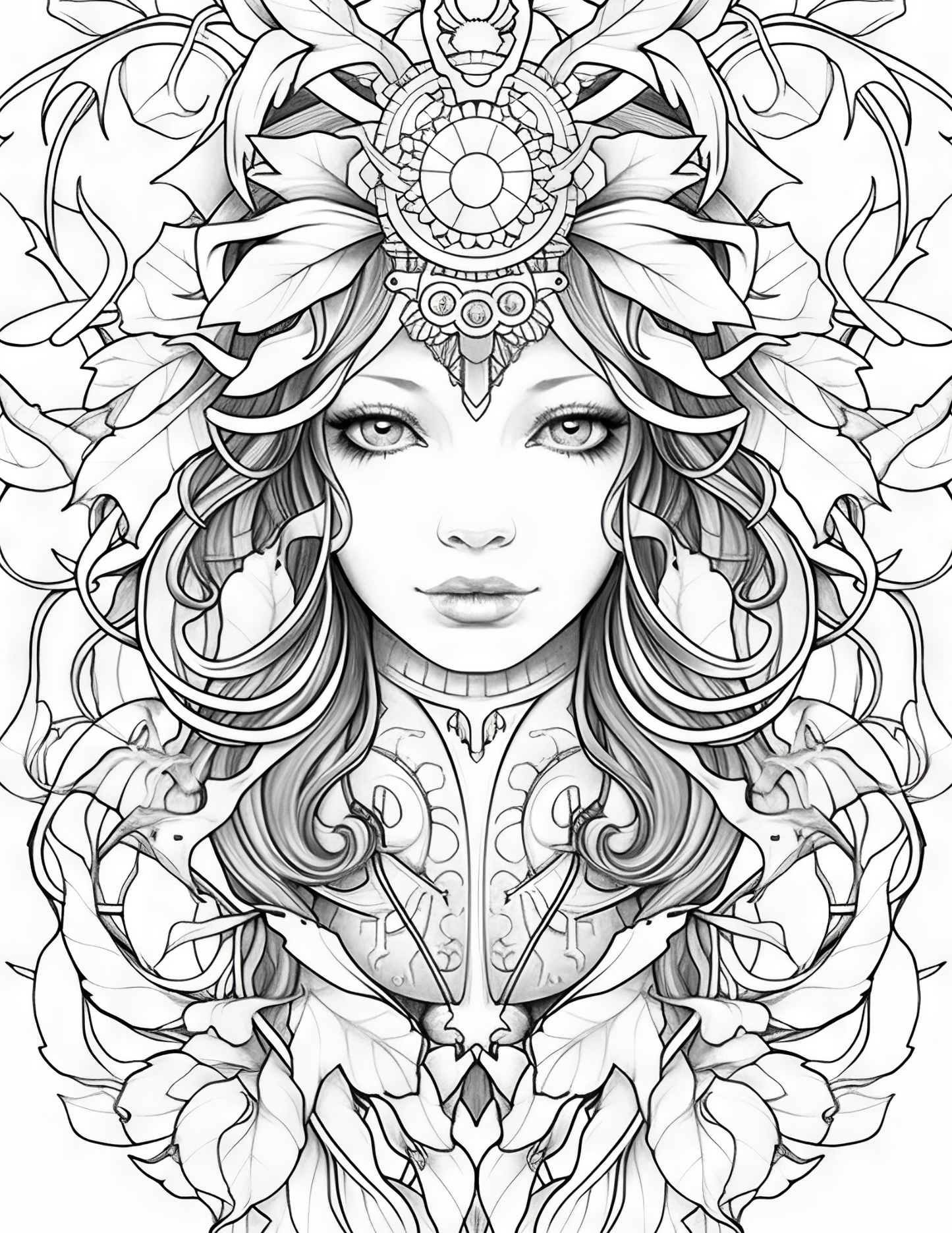 Fantasy Patterns - Instantly Downloadable Digital Adult Colouring Book