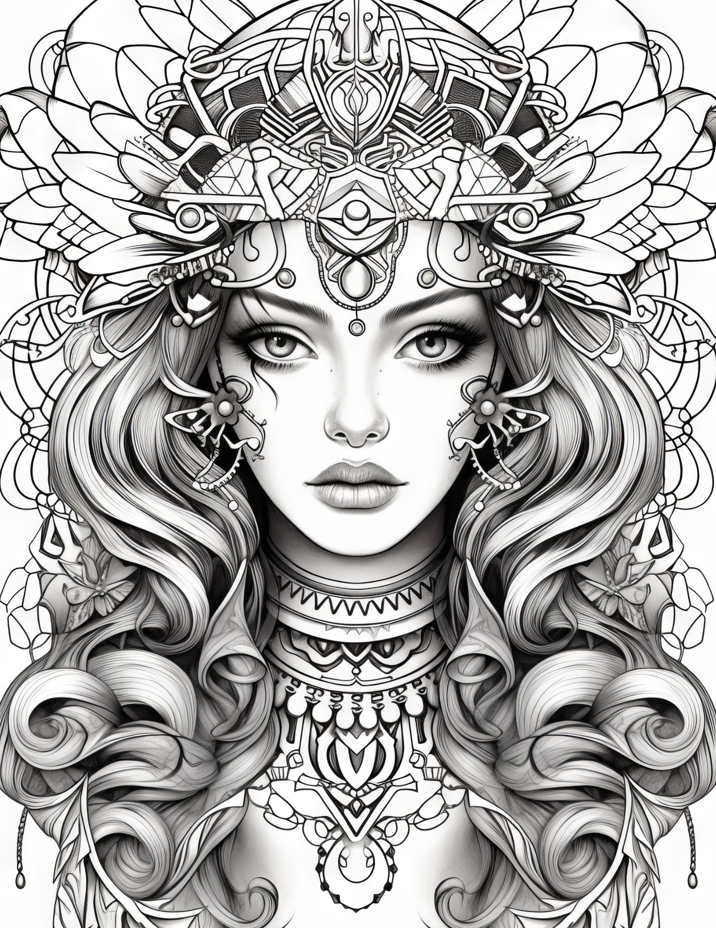 Fantasy Patterns - Instantly Downloadable Digital Adult Colouring Book