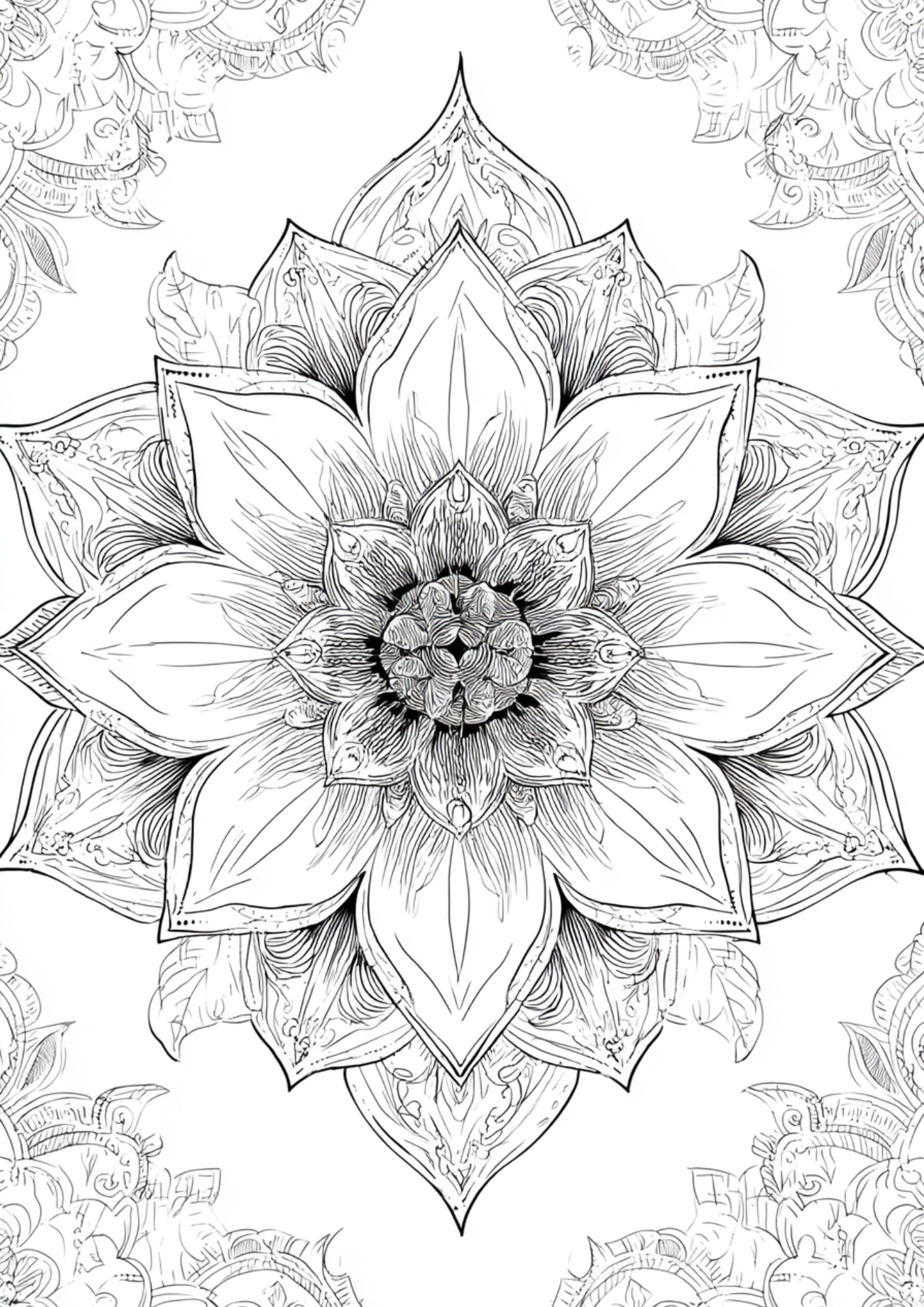 Mindfulness Patterns - Instantly Downloadable Digital Adult Colouring Book