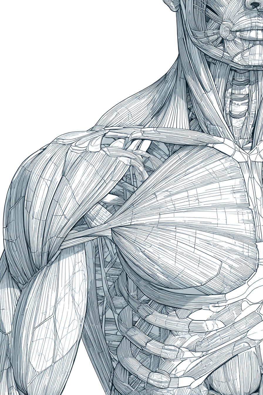 Human Anatomy & Educational Sketches - Instantly Downloadable Digital Adult Colouring Book