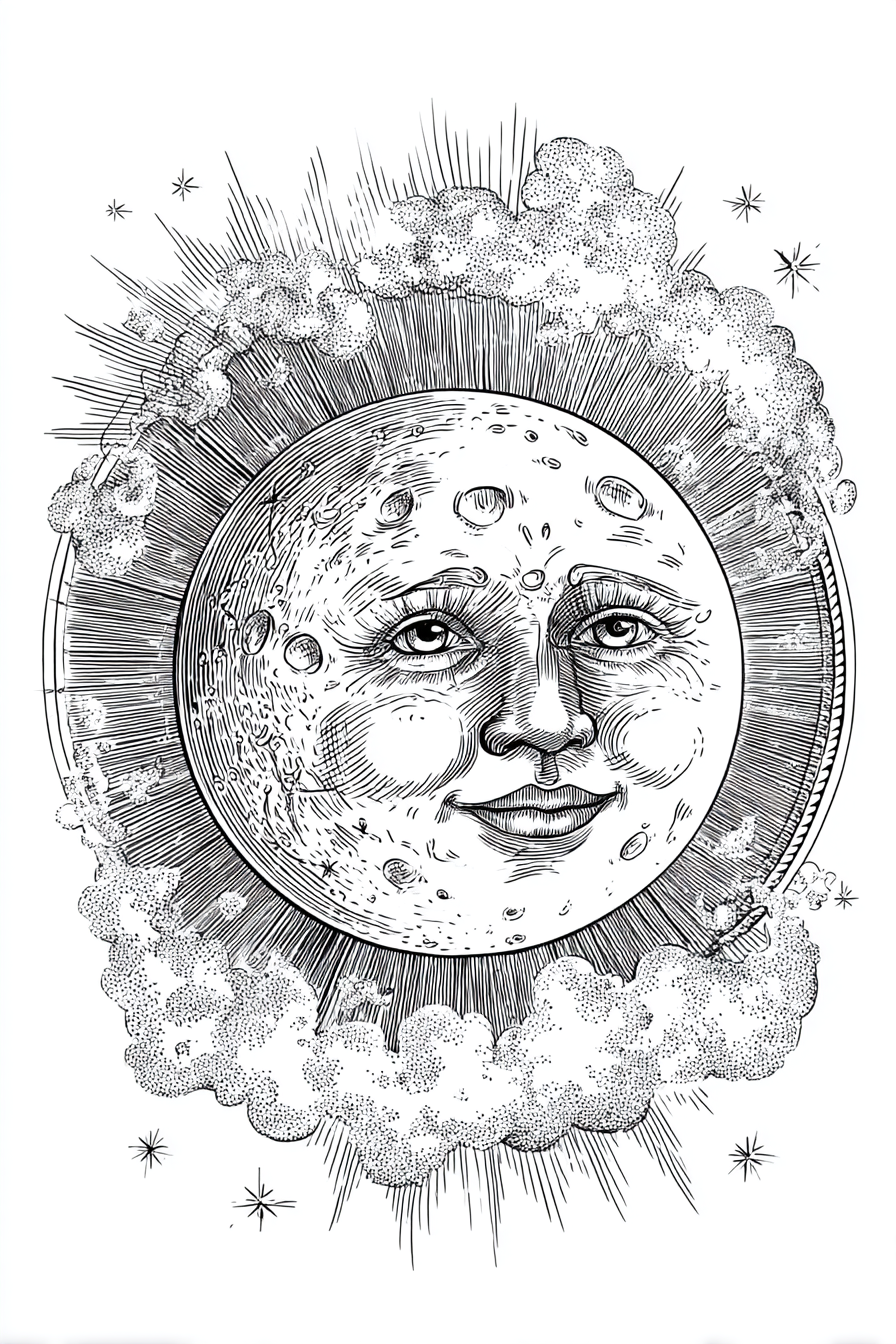 Astrology & Zodiac - Instantly Downloadable Digital Adult Colouring Book