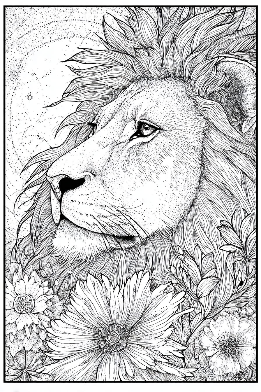 Astrology & Zodiac - Instantly Downloadable Digital Adult Colouring Book