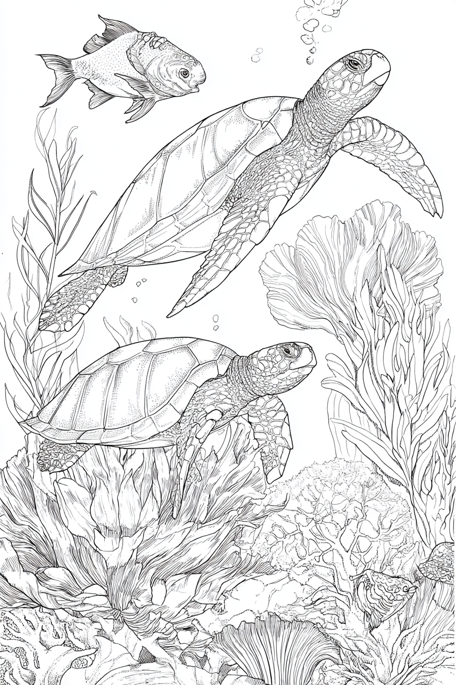 Animals & Wildlife - Instantly Downloadable Digital Adult Colouring Book